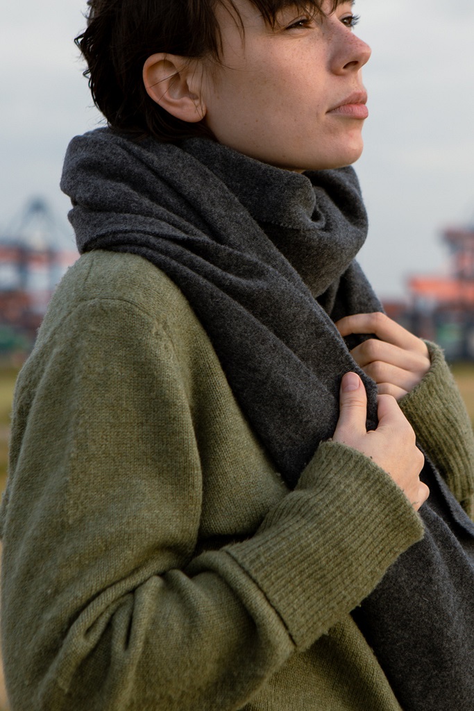 COISA SCARF ANTHRACITE 